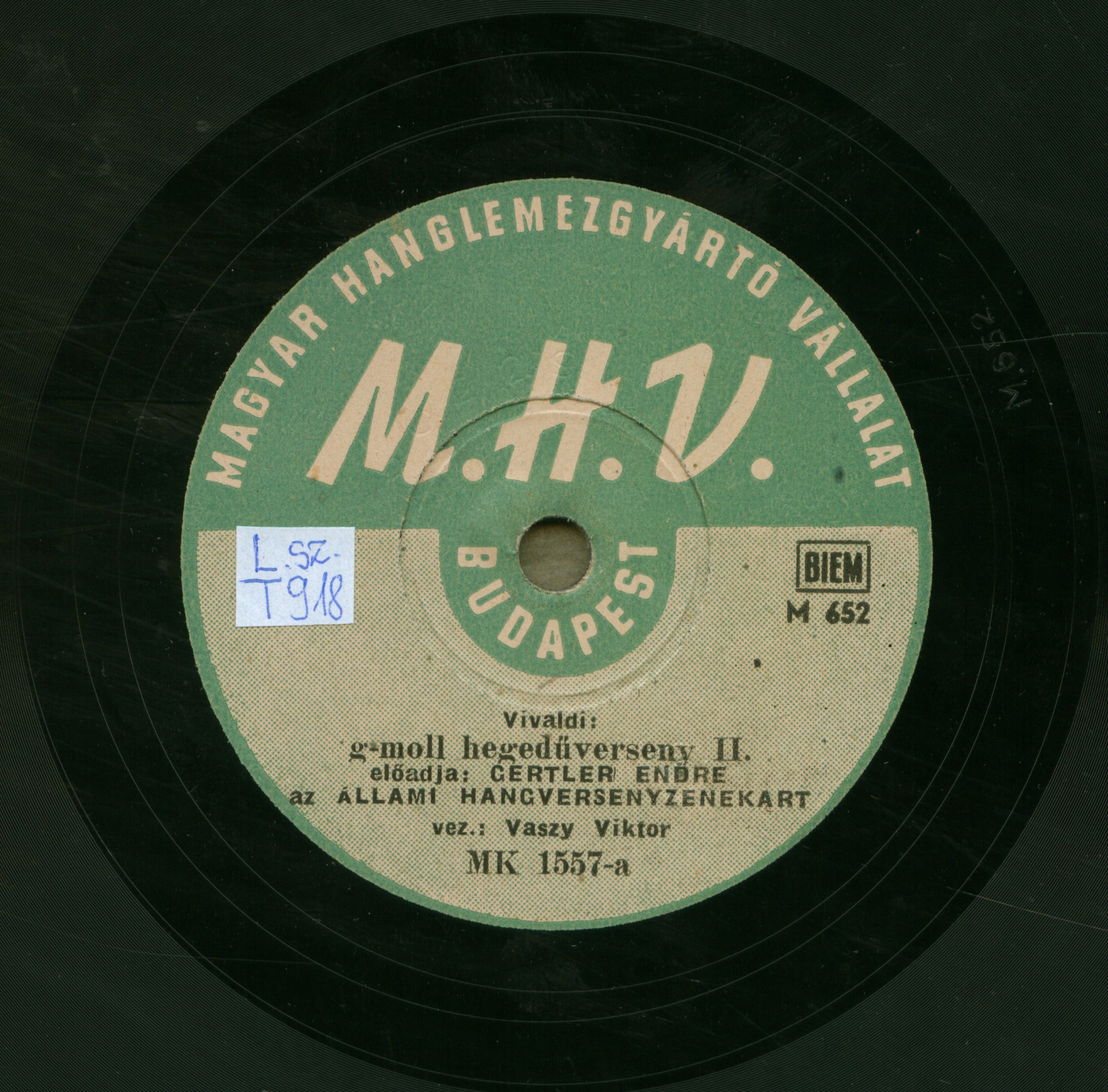 g-moll hegedűverseny II., IV.